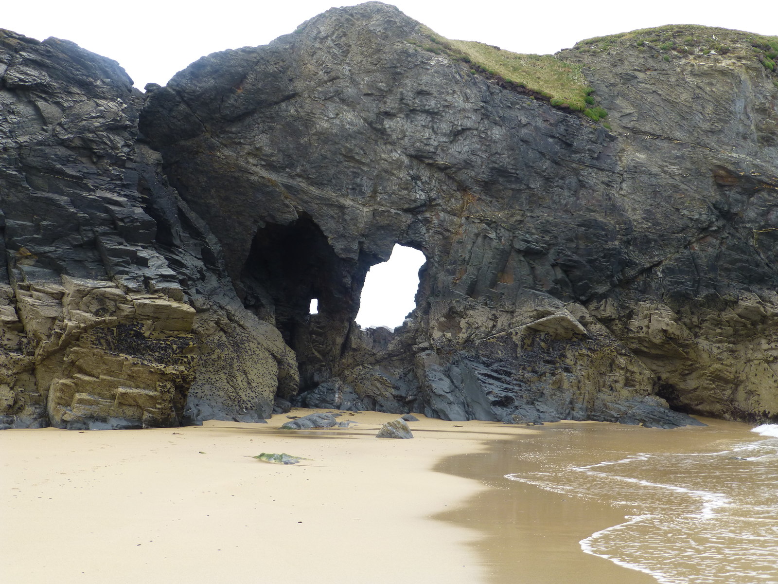 Porthcothan Bay, on or beside the Porthcothan to Newquay Coast Path stage