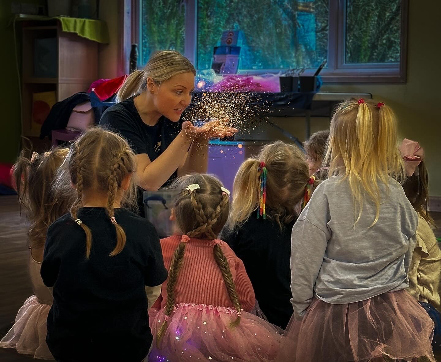 Young children enjoying a Magical Tots dance class